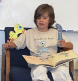 Youngest BookPAL, Gabriele (here 8)