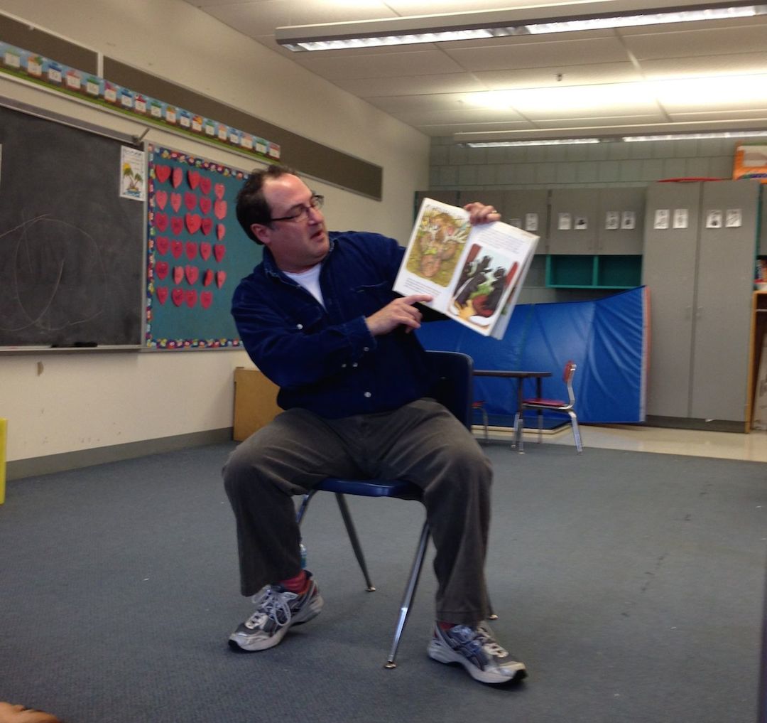 New England BookPALS read during school vacation!